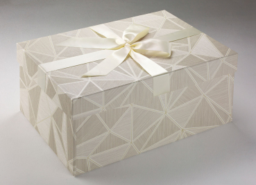 Die Brautkleidbox Ivory Laser wunderbar zu jedem Hochzeitskleid.